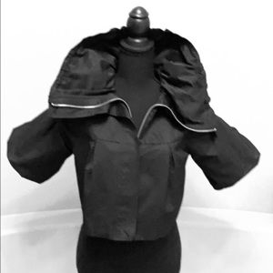 3/$10 Elle Crop Balloon Sleeved Jacket